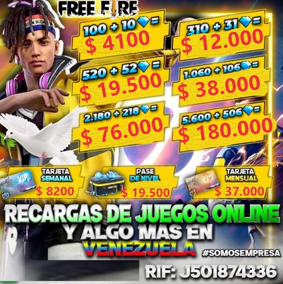 Recargas de Free Fire