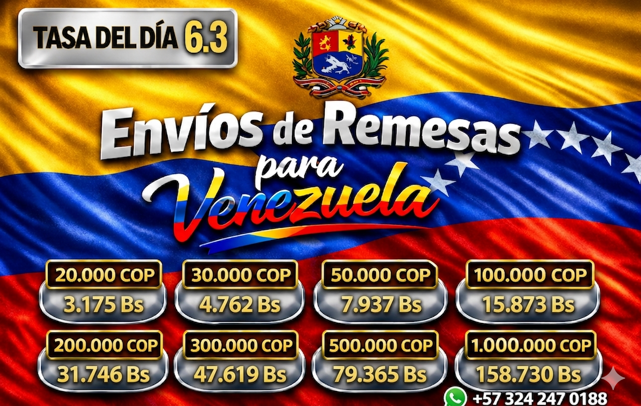 Remesas de Colombia a Venezuela